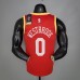 WESTBROOK#0 Rockets Retro Red NBA Jersey-9670312