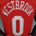 WESTBROOK#0 Rockets Retro Red NBA Jersey-9670312