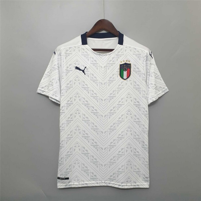 2022 World Cup National Team Italy Euro Championship Special Edition White Jersey version short sleeve-5968496
