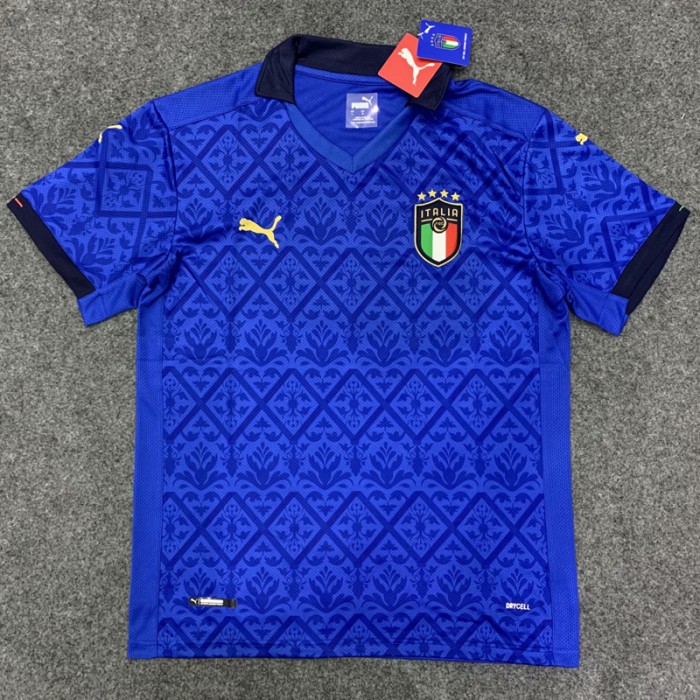 2022 World Cup National Team Italy Euro Championship Special Edition Blue Jersey version short sleeve-268024