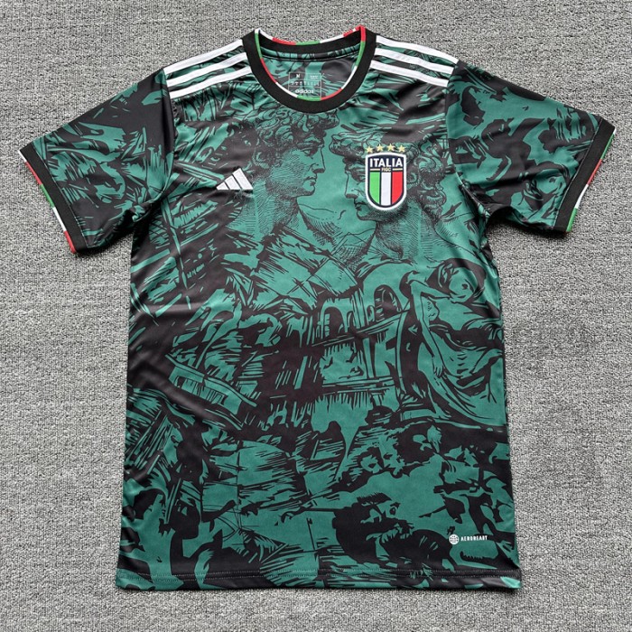 2022 World Cup National Team Italy blue Jersey version short sleeve-5583054