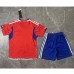 2022 World Cup National Team Chile kids home Red kids Jersey Kit (Shirt + Short+Sock)-2153164