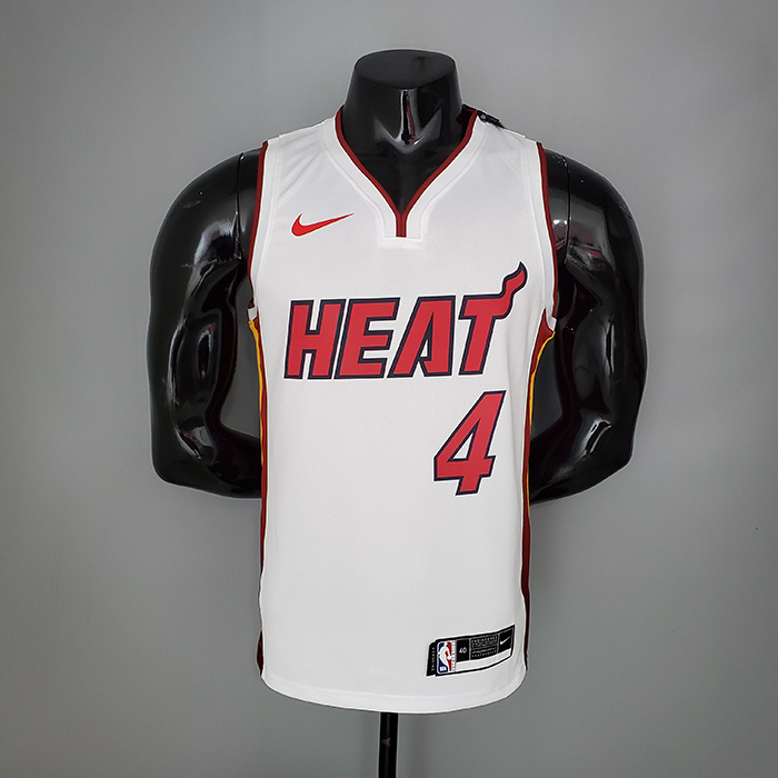 Miami Heat OLADIPO#4 white NBA Jersey