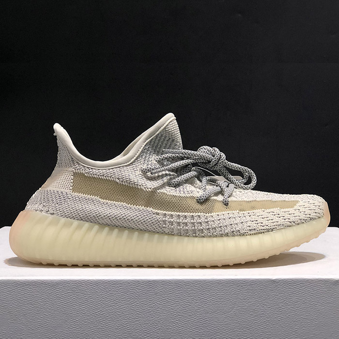 Yeezy Boost 350 V2 Running Shoes White Gray 640072