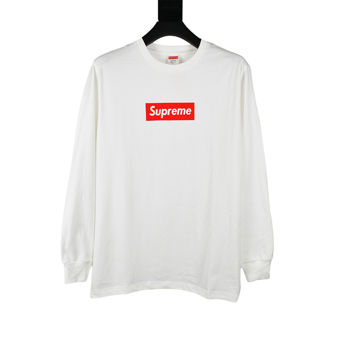 Supreme FW20 Week 7 Box Logo LS Tee Long sleeve casual clothes-White-1971942