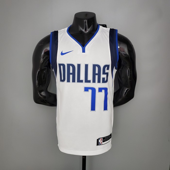 DONCIC#77 Lone Ranger home White NBA Jersey