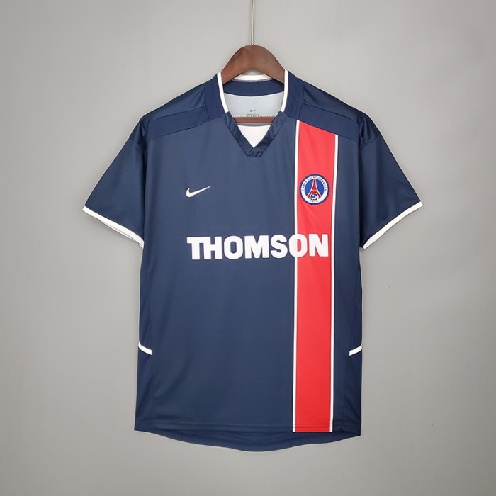 Retro Paris Saint-Germain PSG 02/03 home version short sleeve training suit
