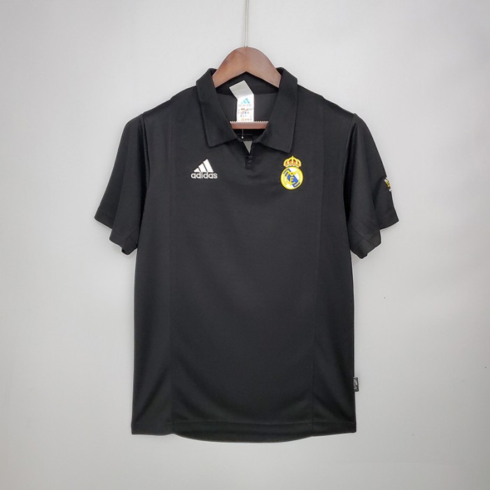 Retro Real Madrid 02 03 Champions League Away Jersey version short sleeve 565173