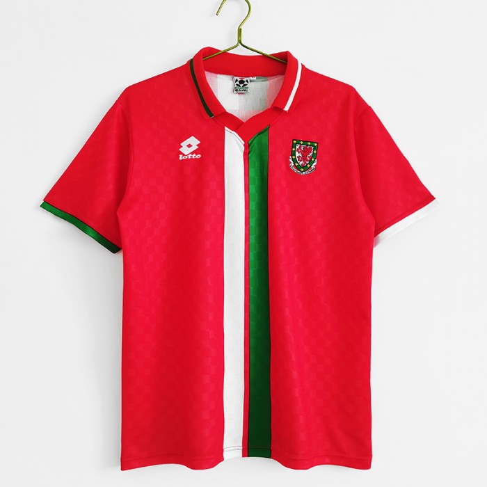 Retro 1996 98 Wales home Jersey version short sleeve 141532
