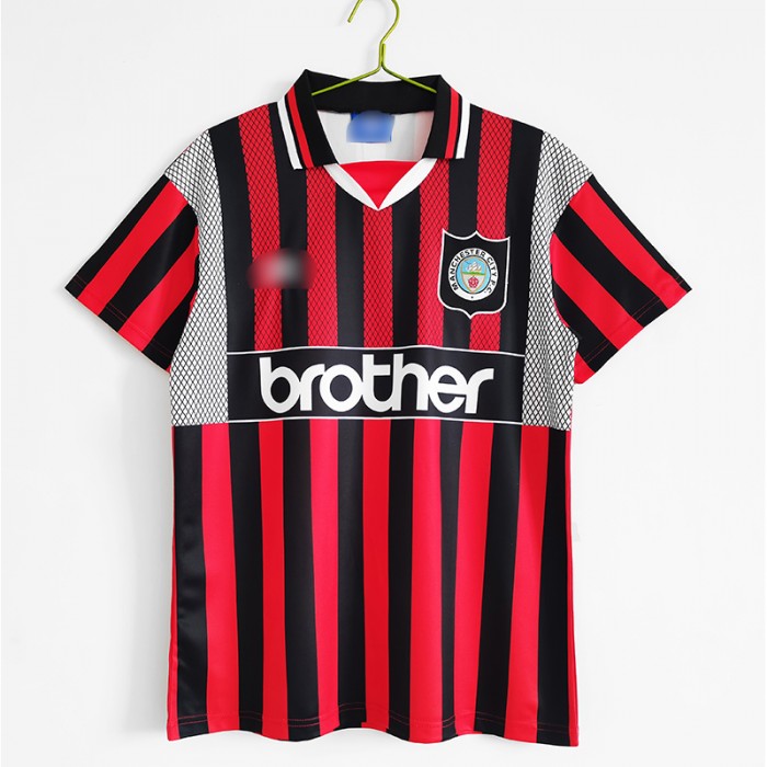 1994 96 Retro Manchester City Away Jersey version short sleeve 2226082