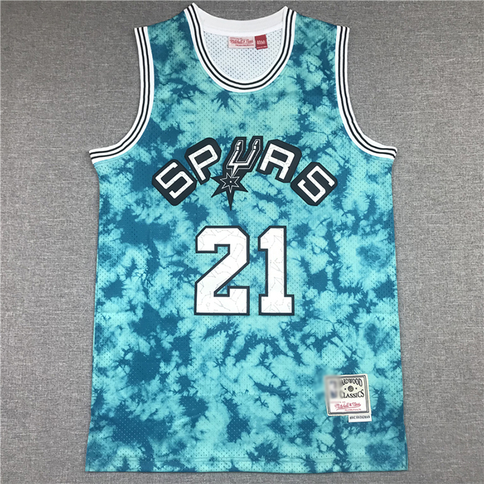 San Antonio Spurs 21 Blue Constellation Edition NBA Jersey 2124754