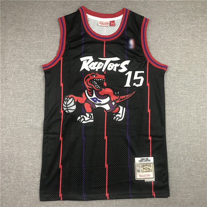 Toronto Raptors 15 Retro Black Dragon NBA Jersey 3461052