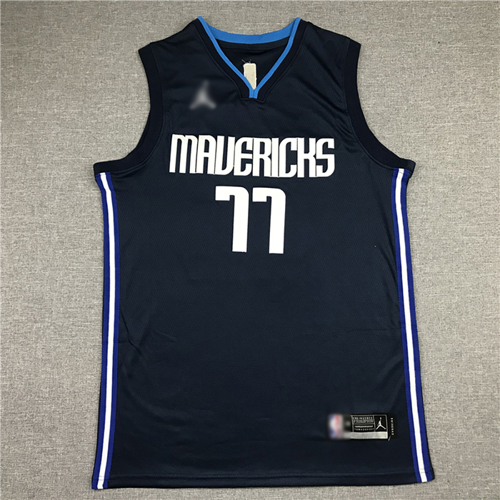 Dallas Mavericks 77 Navy Blue Jordan NBA Jersey 413845
