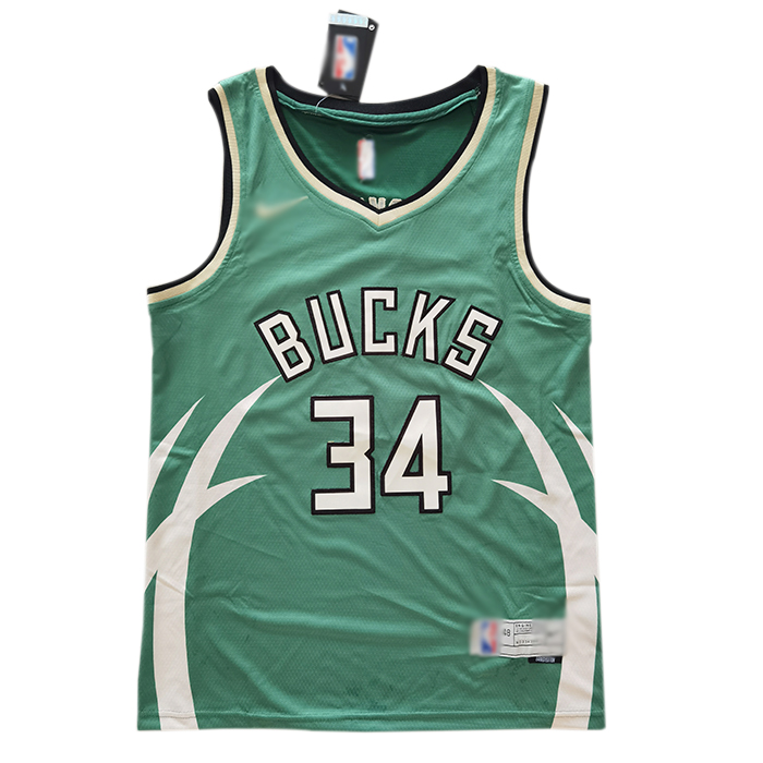 Milwaukee Bucks 34 Green Antetokounmpo Bonus Edition NBA Jersey 4279816
