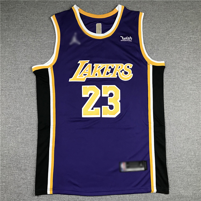 Los Angeles Lakers 23 Jordan Purple NBA Jersey 9716176