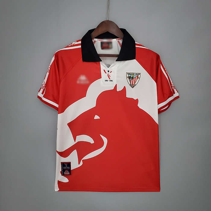 Retro 97 98 Athletic Bilbao home Jersey version short sleeve 876778
