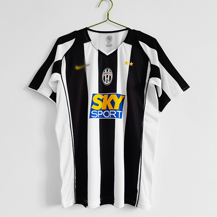 2004 05 Retro Juventus Home Jersey version short sleeve 8018681
