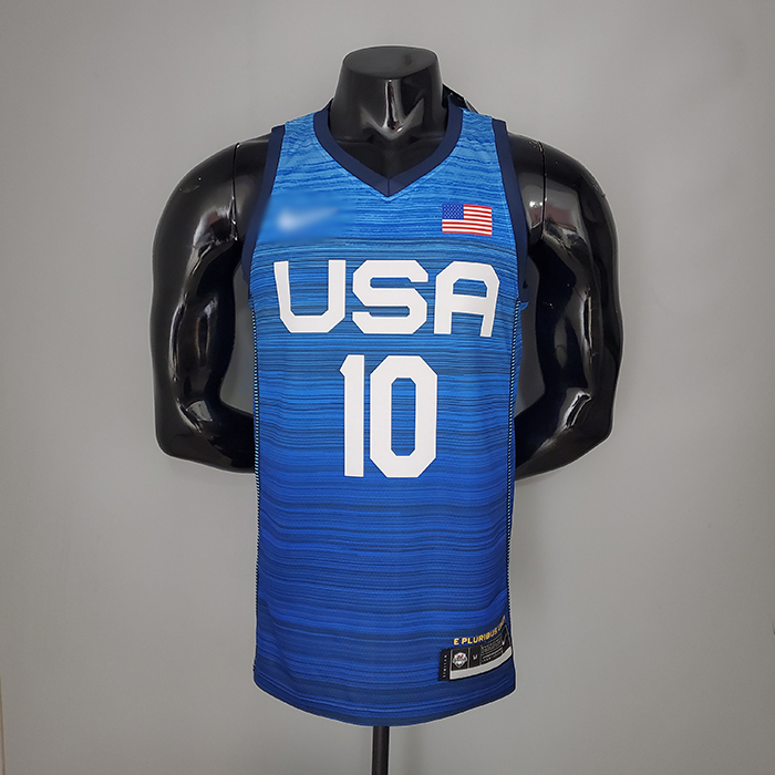 2021 Olympic Games TATUM 10 USA Team USA Blue NBA Jersey 4815482