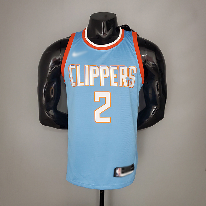 2021 LEONARO 2 Clippers Blue NBA Jersey 2600000