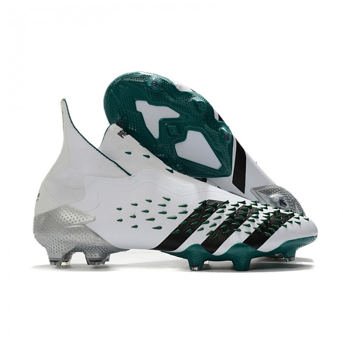 Predator EQT FREAK FG Soccer Shoes White Green-5677300