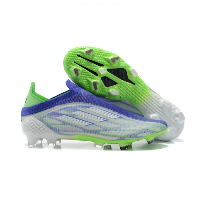 SPEEDF LOW.1 FG Soccer Shoes White Blue-6403092