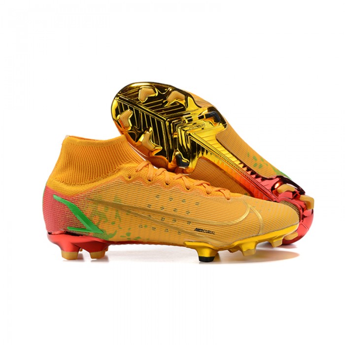 Superfly 8 Elite FG Soccer Shoes Gold-1221443