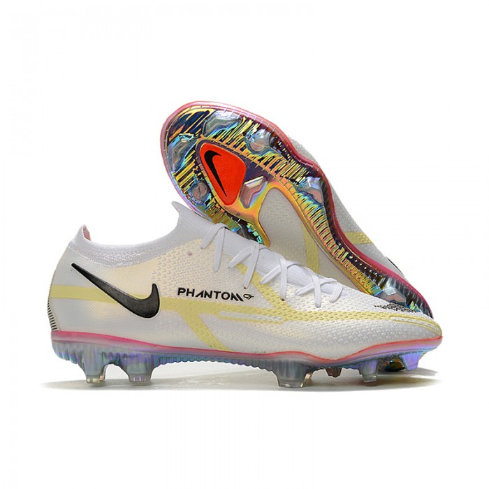 Phantom GT II Elite DF FG Soccer Shoes White-9495018