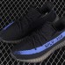 Kanye West Yeezy SPLY 350 V2 Boost Running Shoes-Black/Blue-2988127