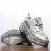 Balenciaga Triple S Sneaker 17FW ins Running Shoes-All Silver-2501872