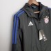 2022 Bayern Munich Hooded Windbreaker Black jacket Windbreaker-7965514
