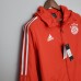 2022 Bayern Munich Windbreaker Red Hooded Windbreaker jacket Windbreaker-1107709