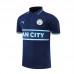 Manchester City POLO kit royal blue Jersey Edition Classic Training Suit (Shirt + Pant)-6549041