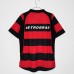 2003/04 Retro Flamengo Home Red Black Jersey version short sleeve-3053451