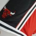 2022 Chicago Bulls NBA US Training Shorts Red Black-9697291
