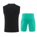 22/23 Real Madrid Black Blue kit Training Suit Shorts Kit Jersey (Vest + Short)-3970531