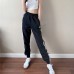 Fashion Casual Long Pants-Black-688423
