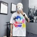 Fashion Summer Short sleeve T-shirt-White-4204157