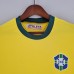 Retro Brazil 1970 home Jersey version short sleeve-7533683