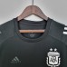 2022 World Cup National Team Argentina Training Suit Black Jersey version short sleeve-4430743