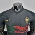2022 World Cup National Team Portugal Training Suit Black Jersey version short sleeve-3218488