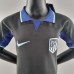 22/23 kids Atletico Madrid away Black kids Jersey Kit (Shirt + Short)-1583735
