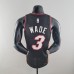 75th Anniversary Miami Heat WADE #3 black NBA Jersey-3099036