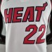 75th Anniversary Miami Heat BUTLER#22 White NBA Jersey-4647024