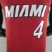 75th Anniversary Miami Heat Jordan OLADIPO#4 Burgundy NBA Jersey-4980857