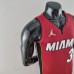 75th Anniversary Miami Heat Jordan WADE #3 Burgundy NBA Jersey-4427427