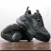 Balenciaga Triple S Sneaker 17FW ins Running Shoes-All Black-7712088