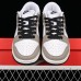 SB Dunk Low "Light Smoke Grey" Running Shoes-Gray/White