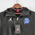 2022 Paris Saint-Germain PSG Windbreaker Black Hooded jacket Windbreaker-8714397