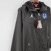 2022 Paris Saint-Germain PSG Windbreaker Black Hooded jacket Windbreaker-8714397