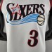 Retro Philadelphia 76ers Iverson #3 big meteor white NBA Jersey-7489693